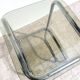 Vintage 1970s side table in chrome metal and smoked glass.