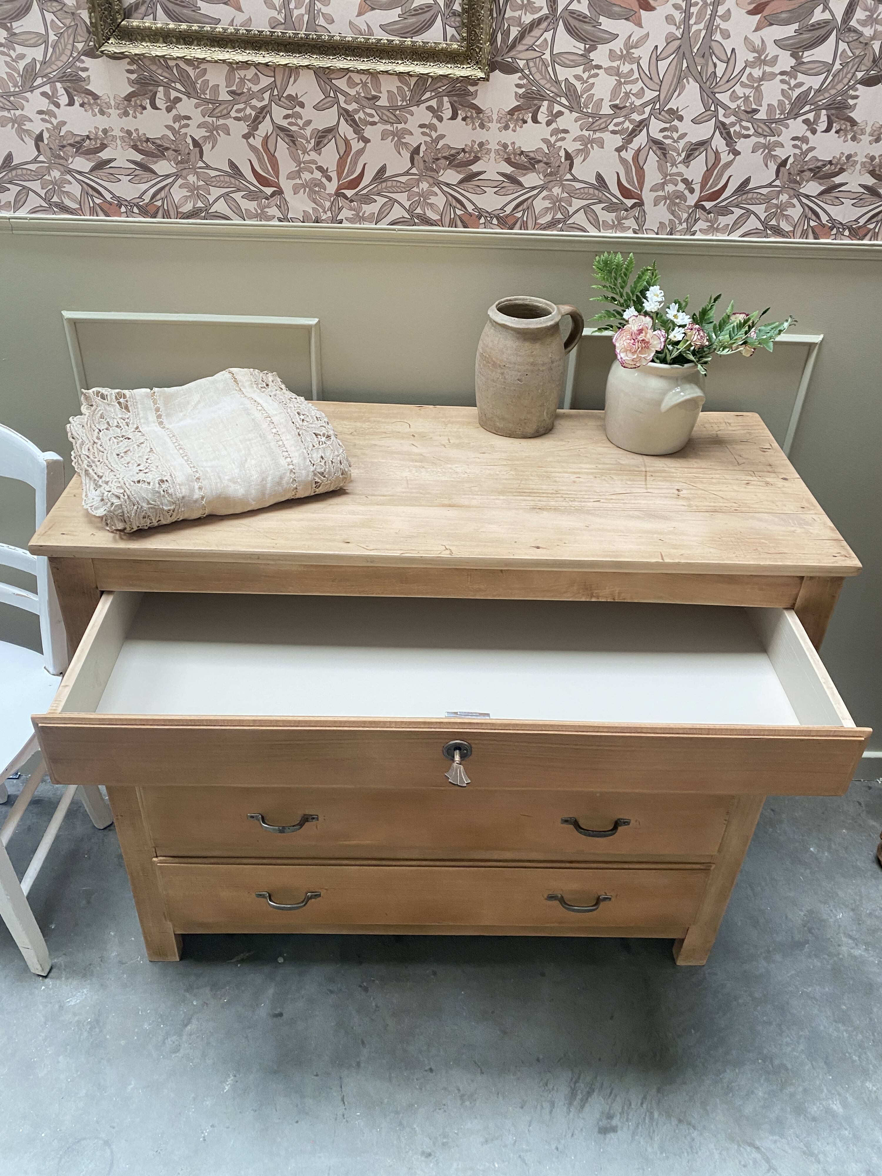 Large antique chest of drawers