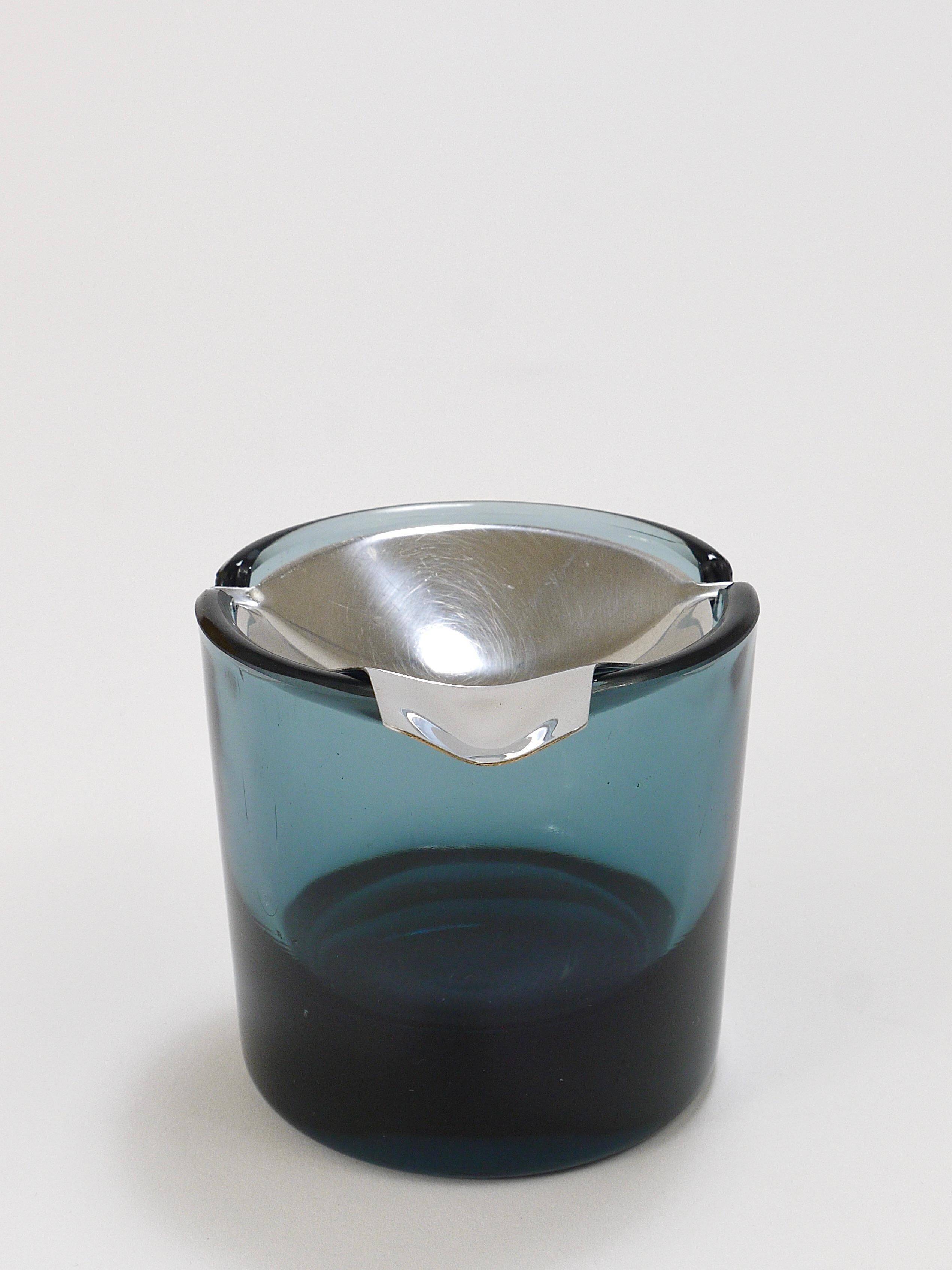 Bauhaus Ashtray Tourmaline by Wilhelm Wagenfeld for WMF Germany, 1960s