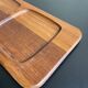 Scandinavian teak serving tray