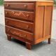 Art Deco chest of drawers in gilded oak