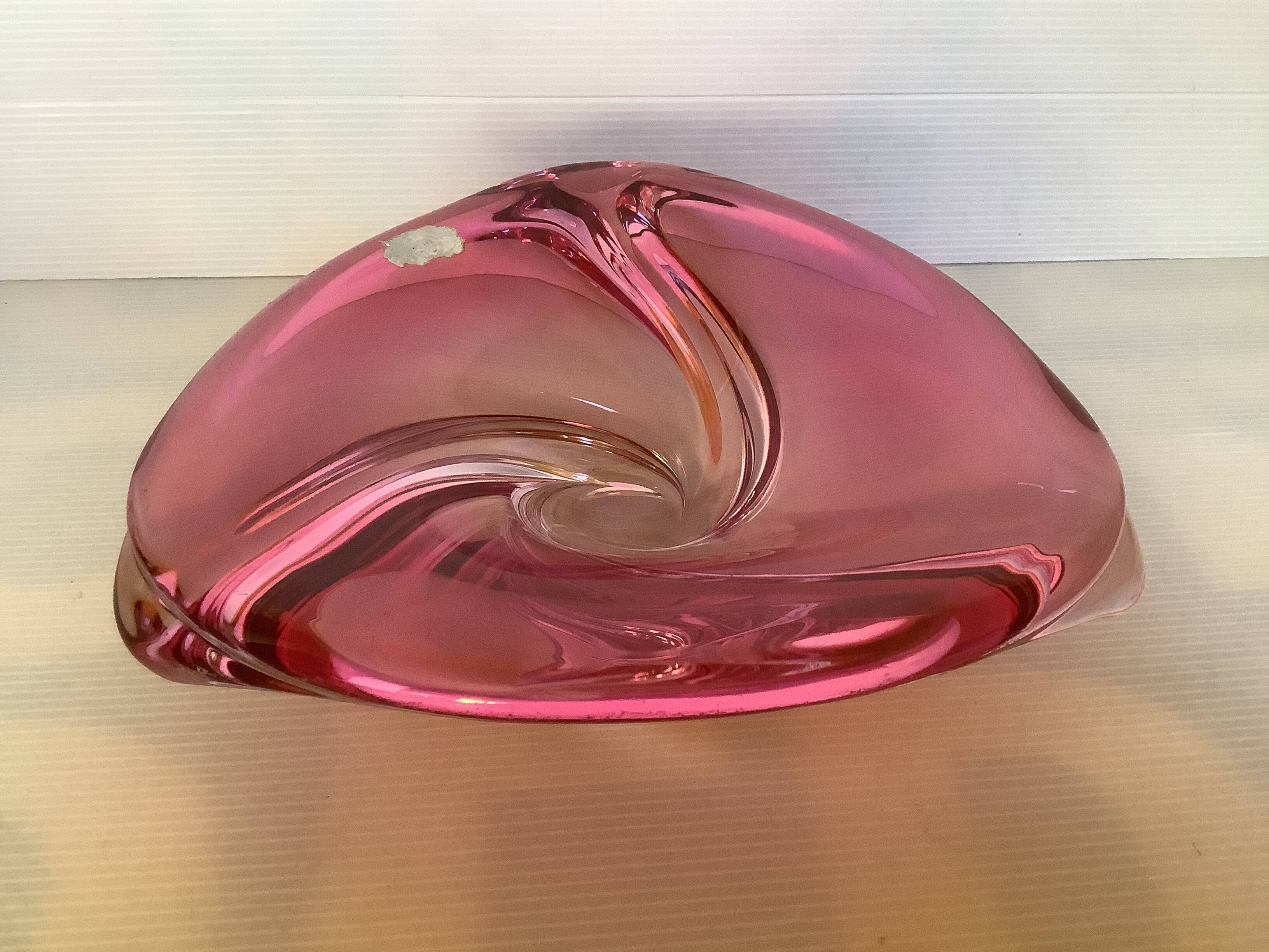 Empty pink pocket Val Saint Lambert