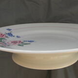 Cake plate, earthenware cup from luneville