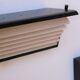 Pair of modernist metal wall light model 212, by Jacques Biny for Luminalite