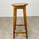 Tabouret de bar chêne bois massif