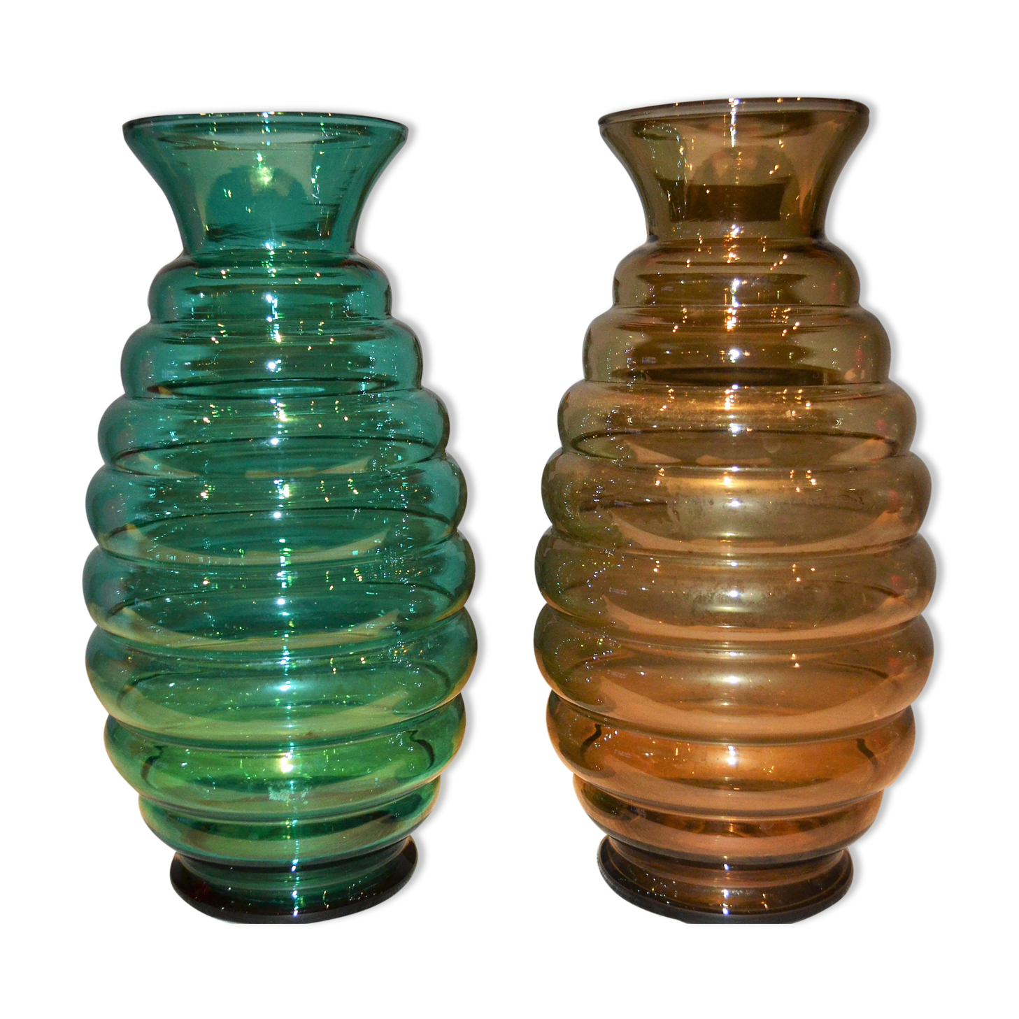 vintage glass vase