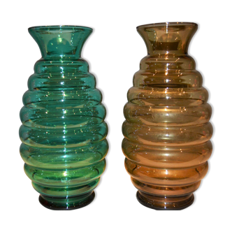vintage glass vase