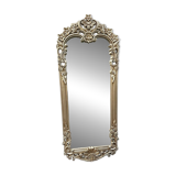 Golden wooden mirror