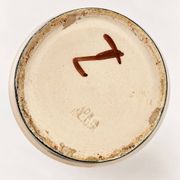 Kupittaan Savi vase hand-painted, Finland, 1950s