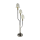 Italian Chrome & Murano Glass 'Magic Mushrooms' Floor Lamp, 1970's