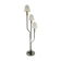Italian Chrome & Murano Glass 'Magic Mushrooms' Floor Lamp, 1970's