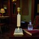 Vintage lamp base in onyx and gilded brass
