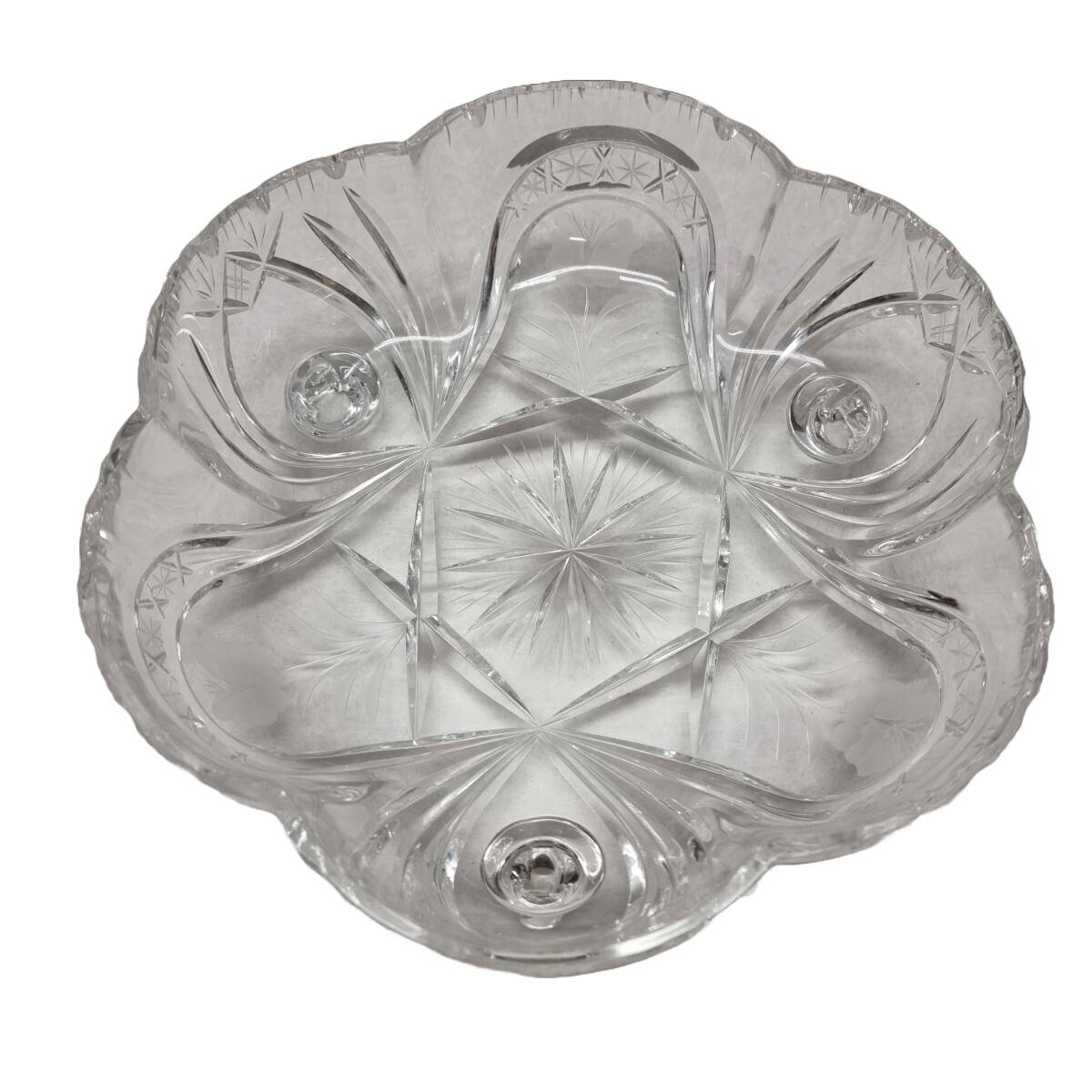 Vintage Crystal Bowl, 1950s