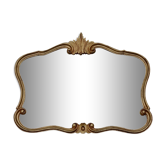 Golden mirror rocaille baroque vintage 50s