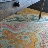 Large solid oak farmhouse table with two drawers 260 cm x 100 cm