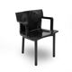 Black Vintage Chairs 4870 by Anna Castelli for Kartell, 1980s, set of 4