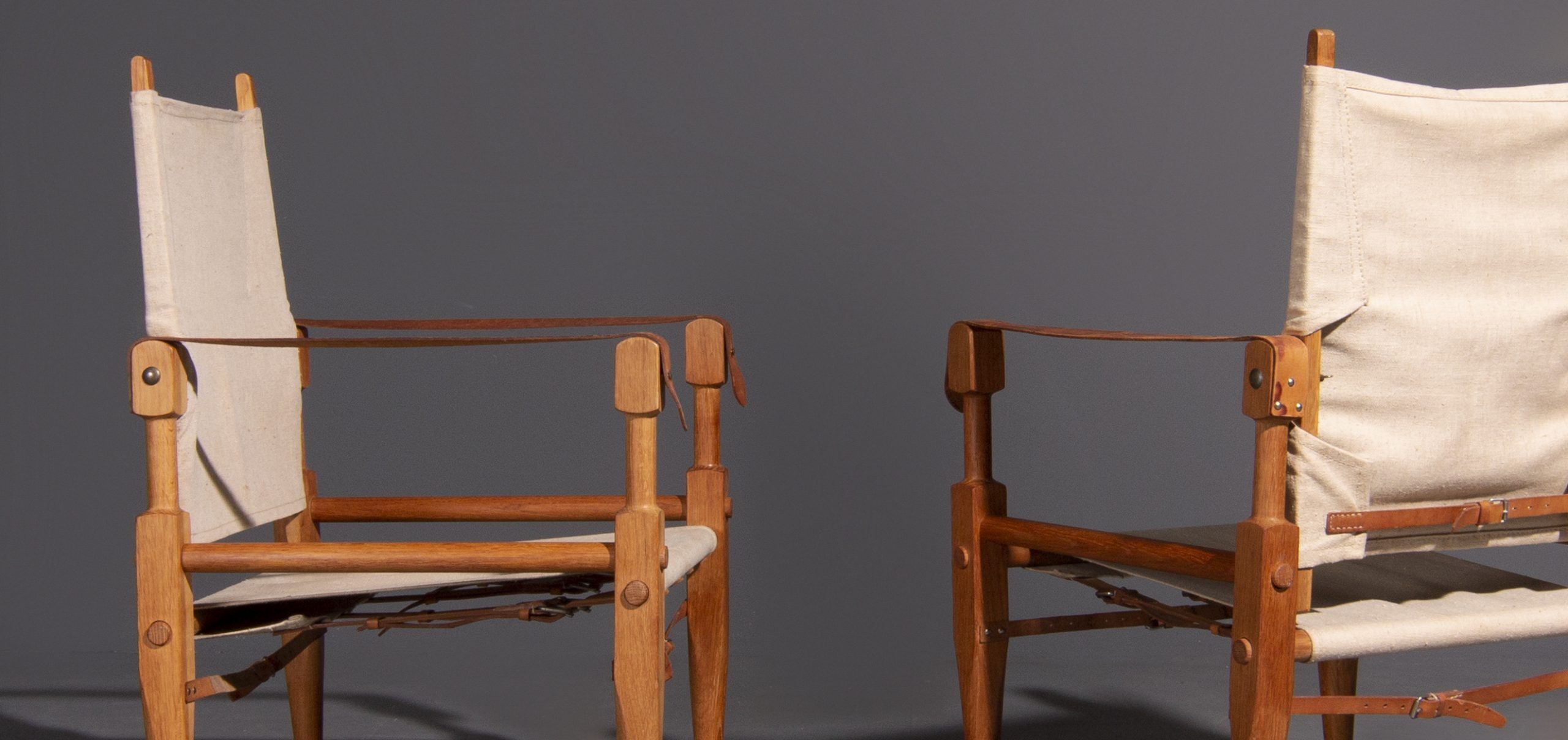 Wilhelm Kienzle safari chairs for Wohnbedarf, set of 2