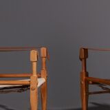 Wilhelm Kienzle safari chairs for Wohnbedarf, set of 2