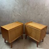 Pair of 1950 bedside tables