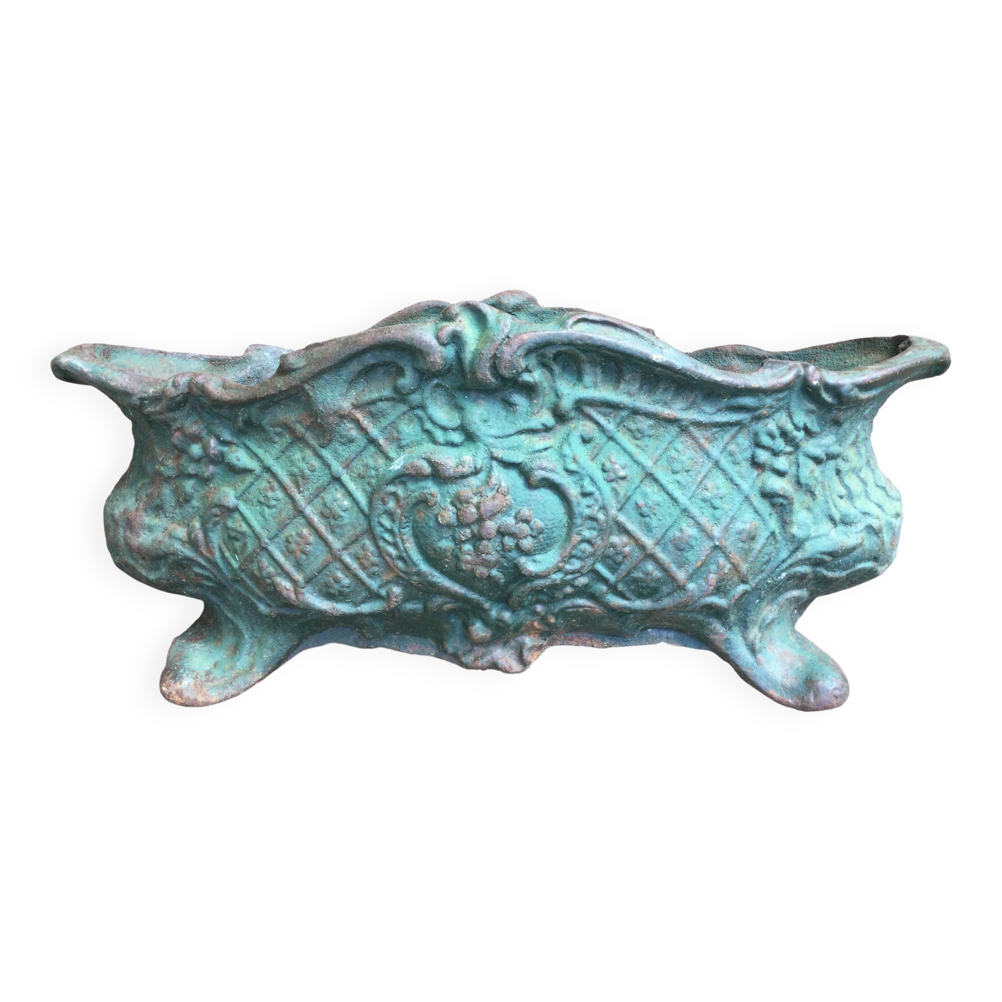 Antique cast iron planter