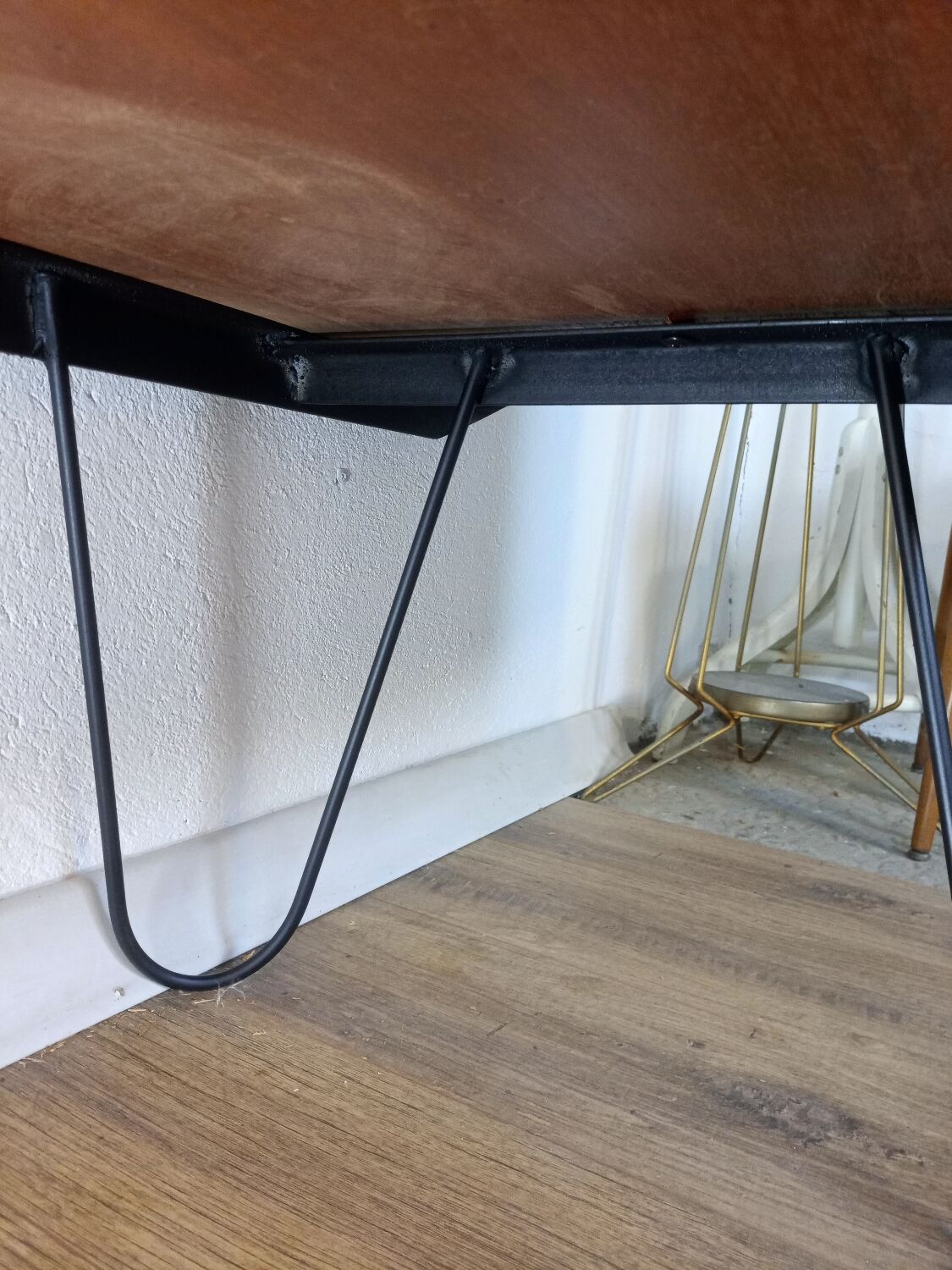 Scandinavian sideboard Fristho teak and metal