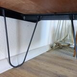 Scandinavian sideboard Fristho teak and metal