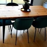 Solid oak dining table