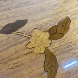 Table d'appoint marqueterie en bois de rose