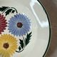 Set of 10 deep plates Chalons Digoin Sarreguemines floral decoration