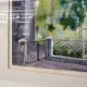 Mixed media on panel "Landscape of Brazil", Timoteo Pérez Rubio, 20th century - Brazil