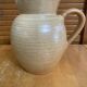 Old pichet gres village beige 1960s made in france vintage #e33