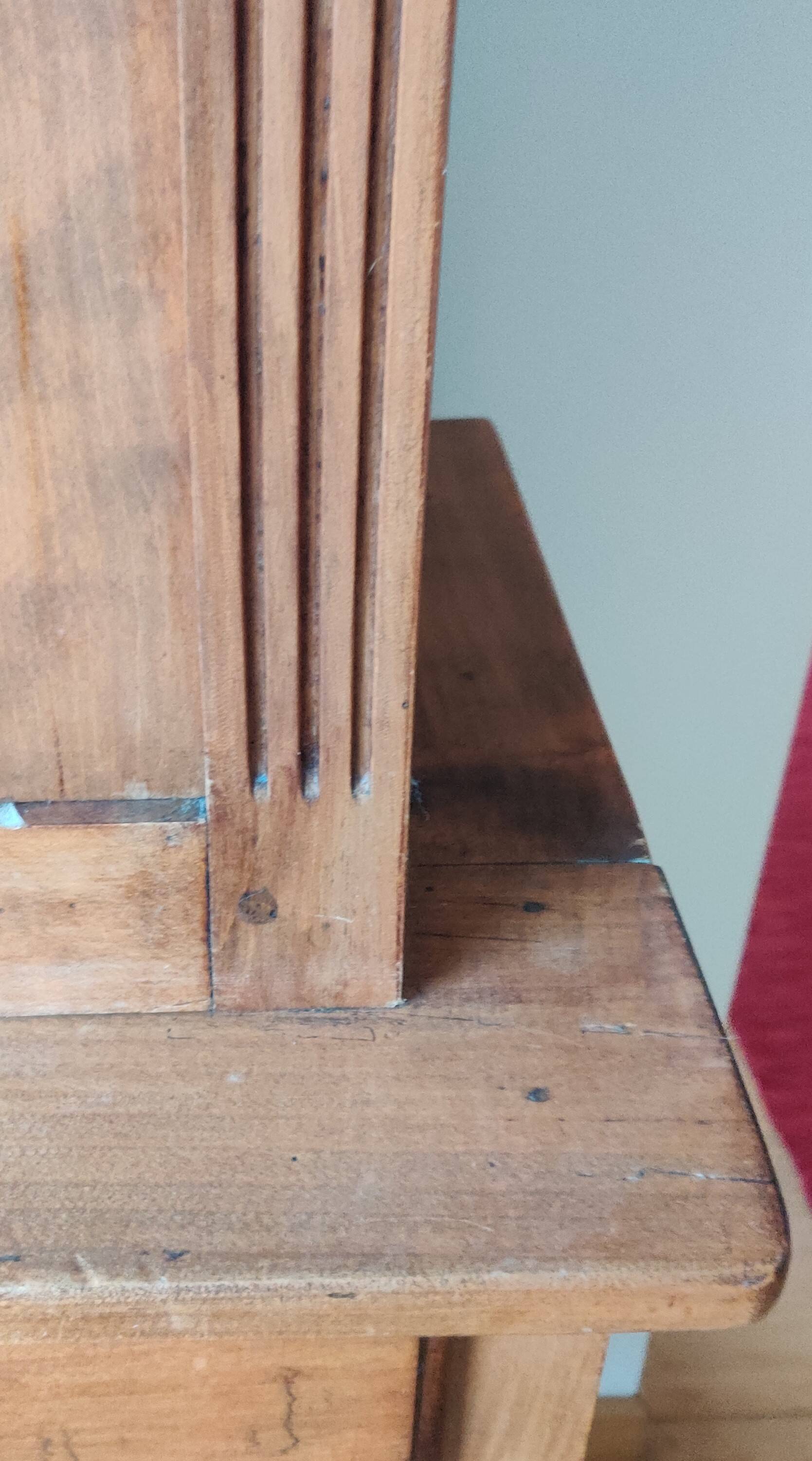 Country-style 2-part sideboard in light beech