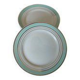 8 “Regence” dessert plates K&G Lunéville