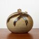 Mid-century Danish studio ceramic oil lamp by Aage Würtz, 1960s.