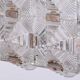 Mid-Century Chandelier in Chrome and Glass from Kamenický Šenov, Czech, 1960s