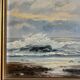 Oil painting on canvas Marine gold frame