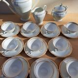 Service à thé en porcelaine de Sologne