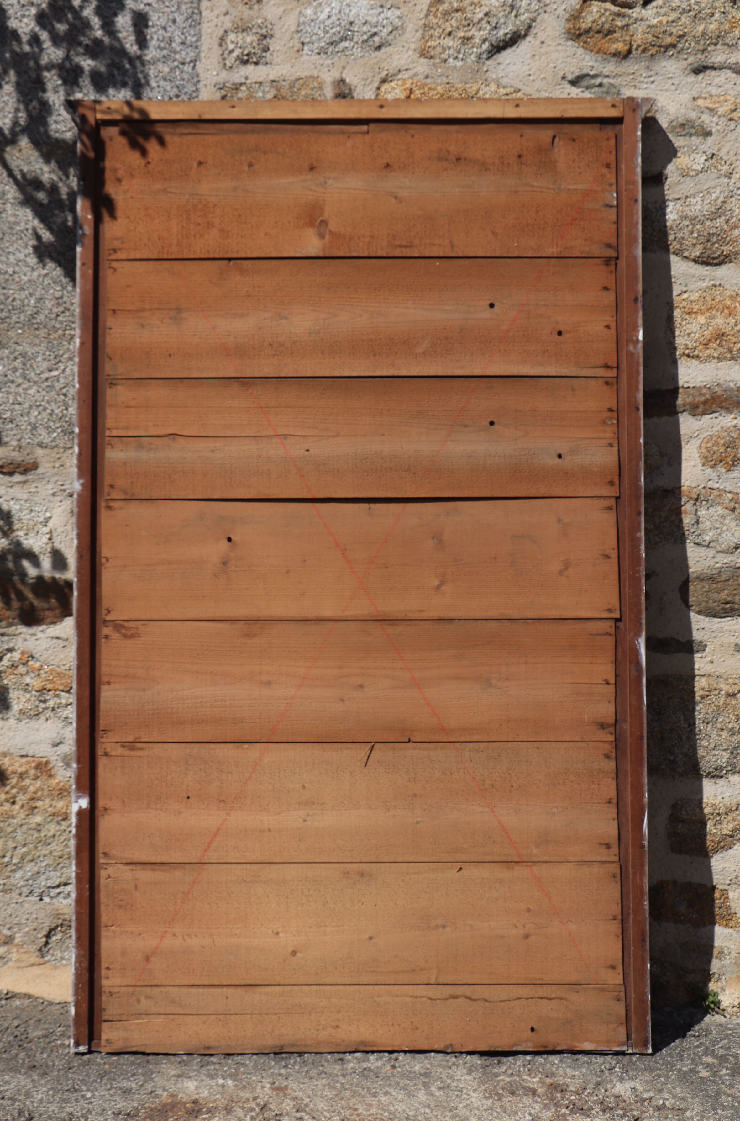 Louis XVI-style trumeau mirror  - 168x106cm