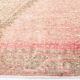 3x13 Pink & Brown Long Classic Vintage Runner Rug, 92x415Cm