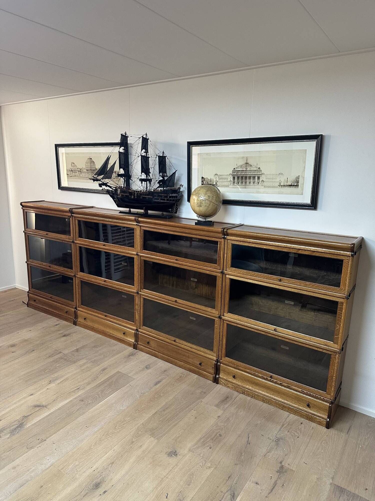 Large Globe Wernicke Bookcase