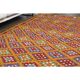 1970s vintage Turkish Oushak handmade wool cotton orange area rug 177x256