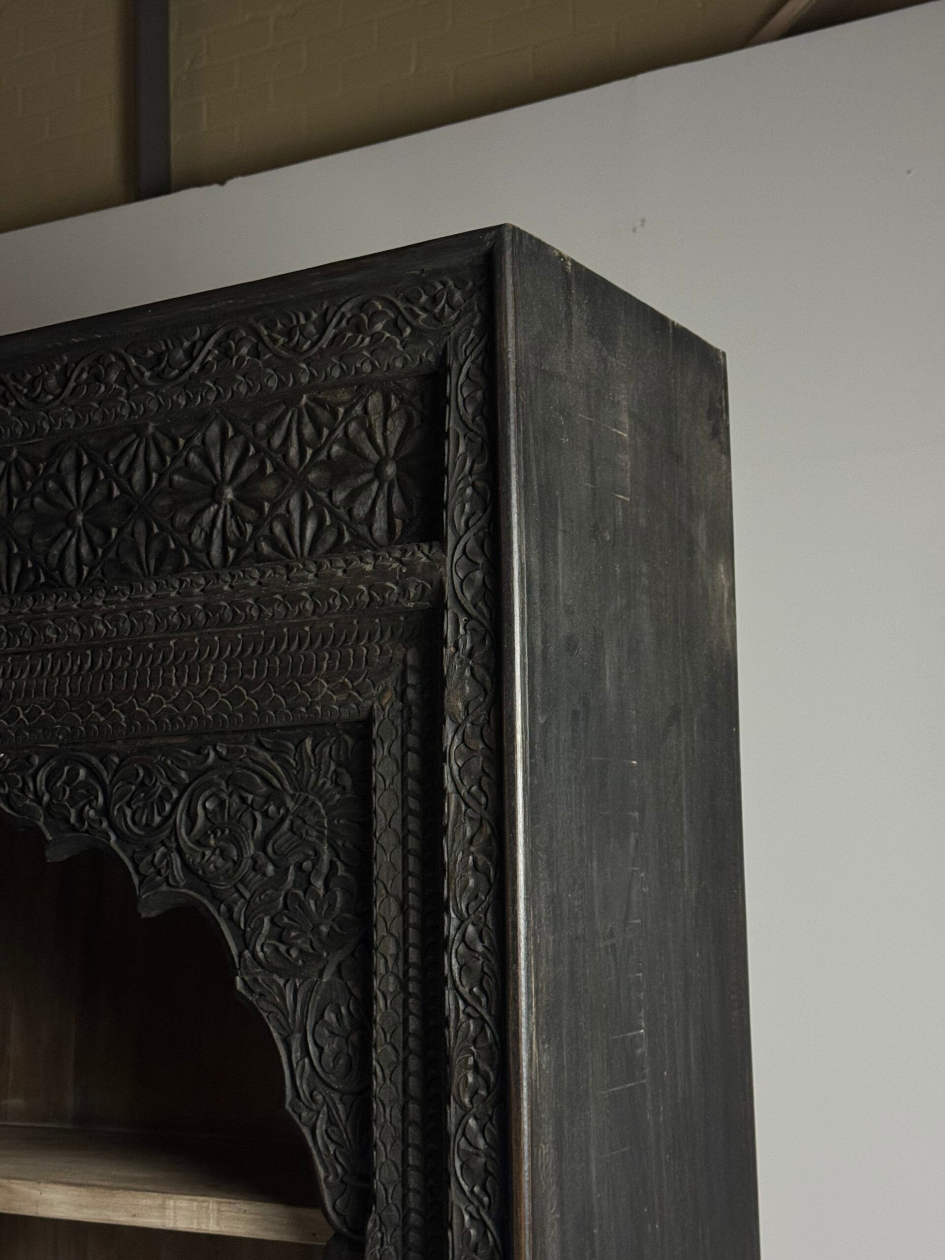 Large Asian bookcase 242cm