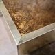 Brass solar flare bar coffee table, Cidue, Italy, 1970s