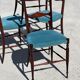 Ensemble de 4 chaises Campanino Chiavari pour Fratelli Levaggi 1950