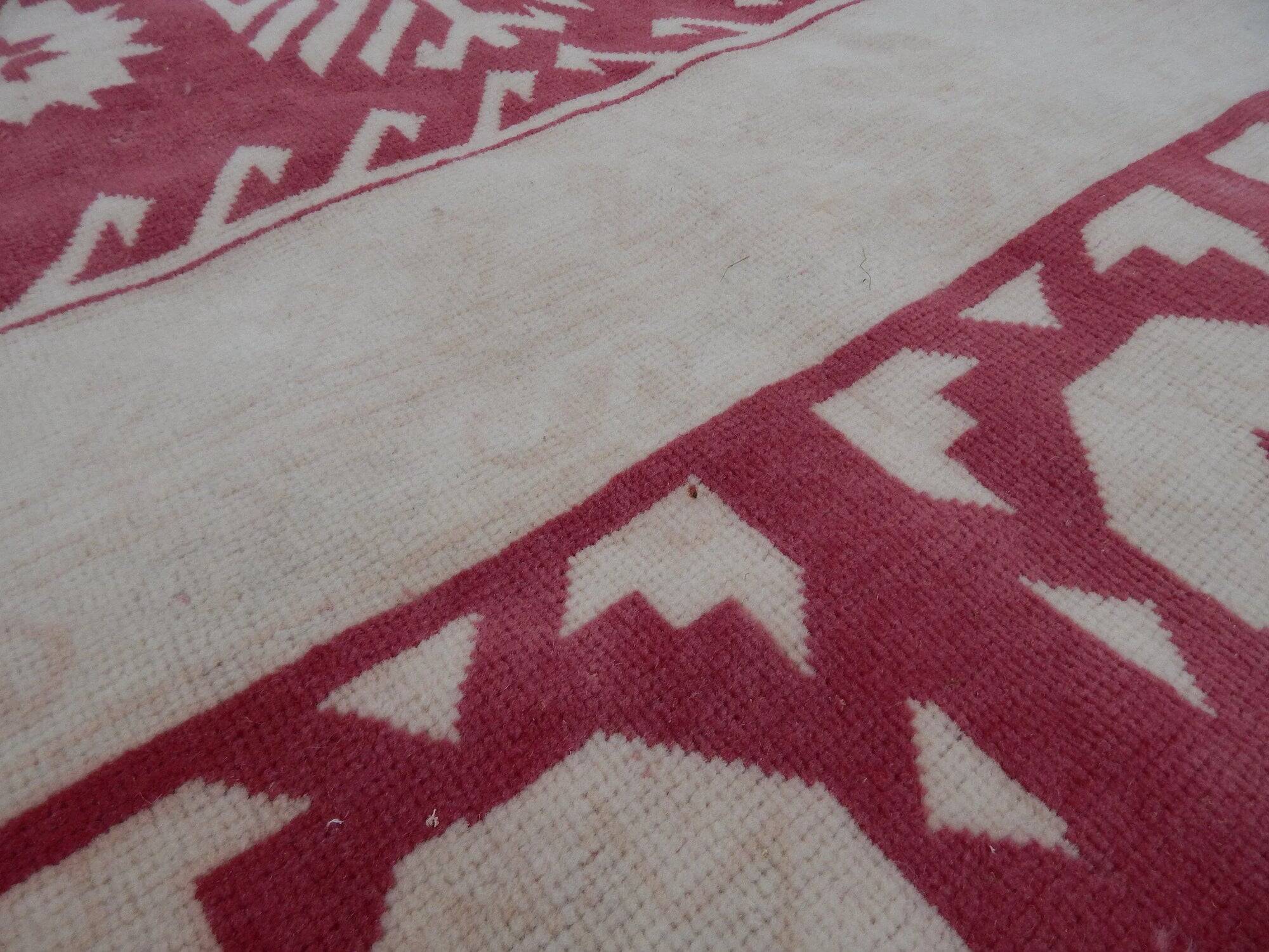 Vintage handmade Turkish rug 200x298 cm