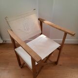 Wooden and shabby chic monogram fabrics