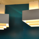 Pair of Scandinavian hanging lamps Hans Agne Jakobsson C896, Sweden 1960