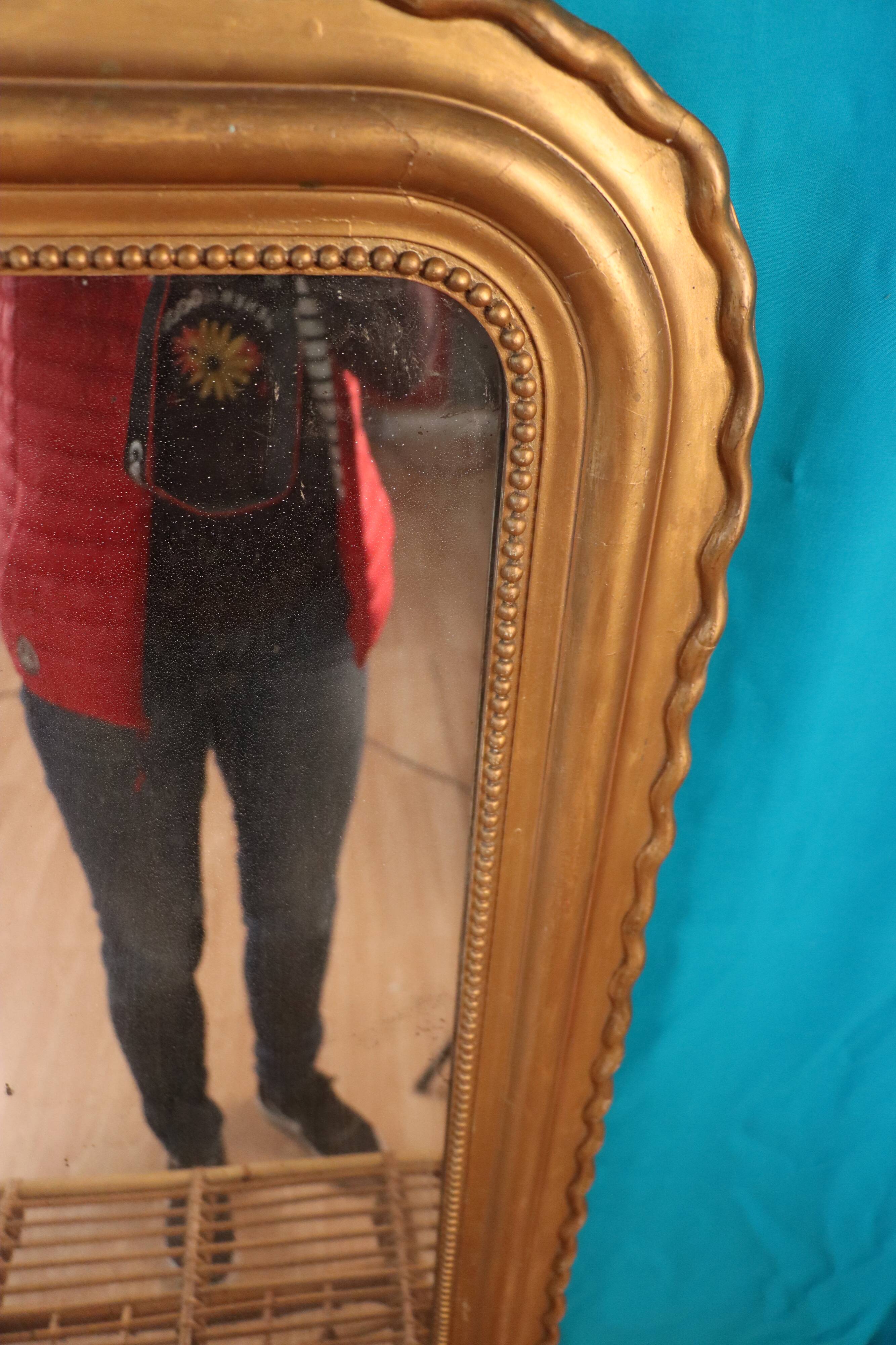 Former gilded mirror Louis Philippe