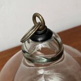 Mid-century glass hanging planter, 1960s