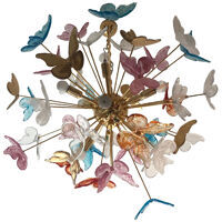 Murano glass sputnik chandelier